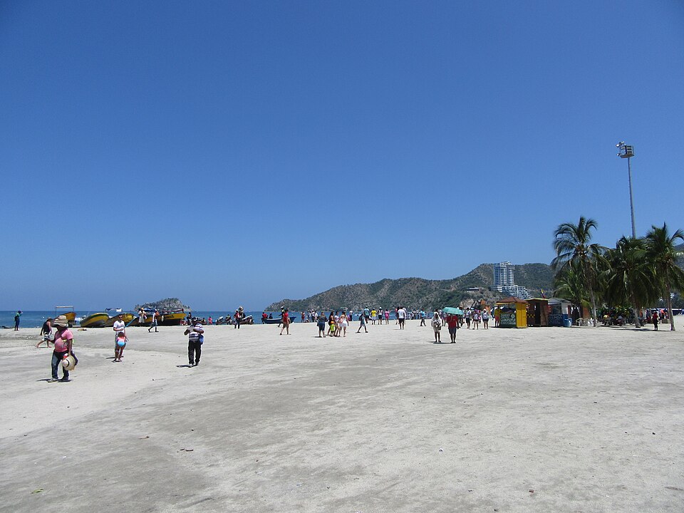 El Rodadero Beach Santa Marta offers calm waters