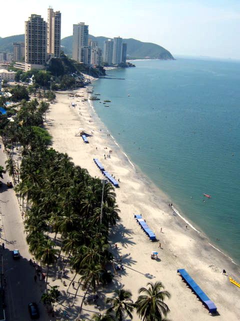 El Rodadero Beach Santa Marta offers calm waters